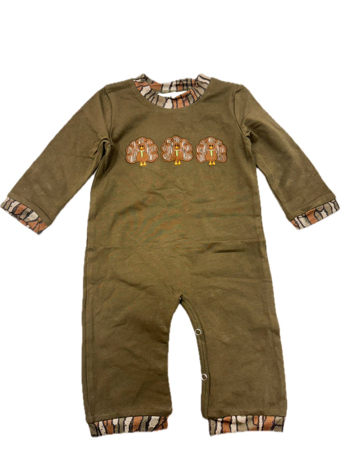 Mossy Camo Turkey Romper