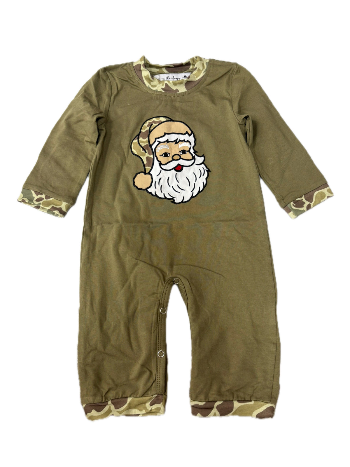 Camo Santa Romper
