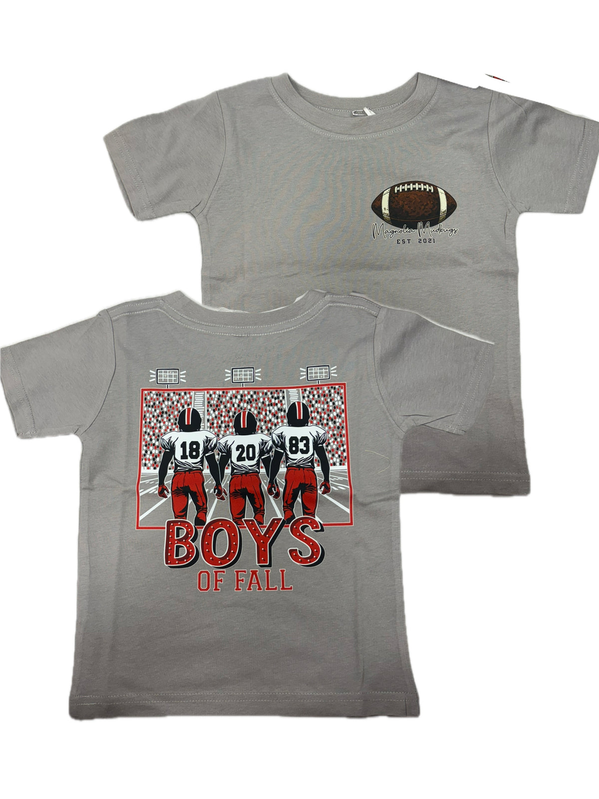 Red Boys Of Fall Gameday Tee