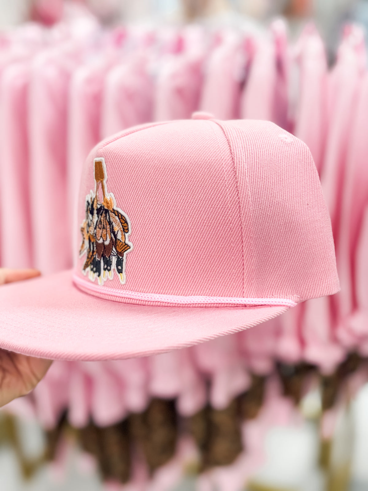 Pink Hanging Ducks Hat