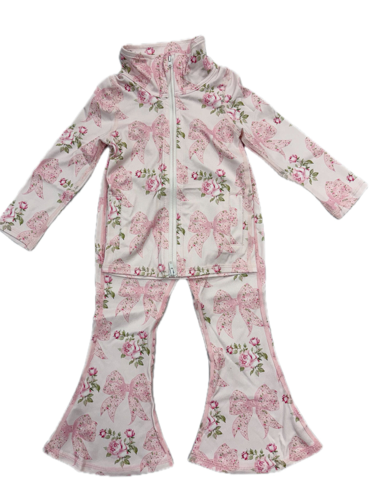 Vintage Rose Bow Flare Active Set