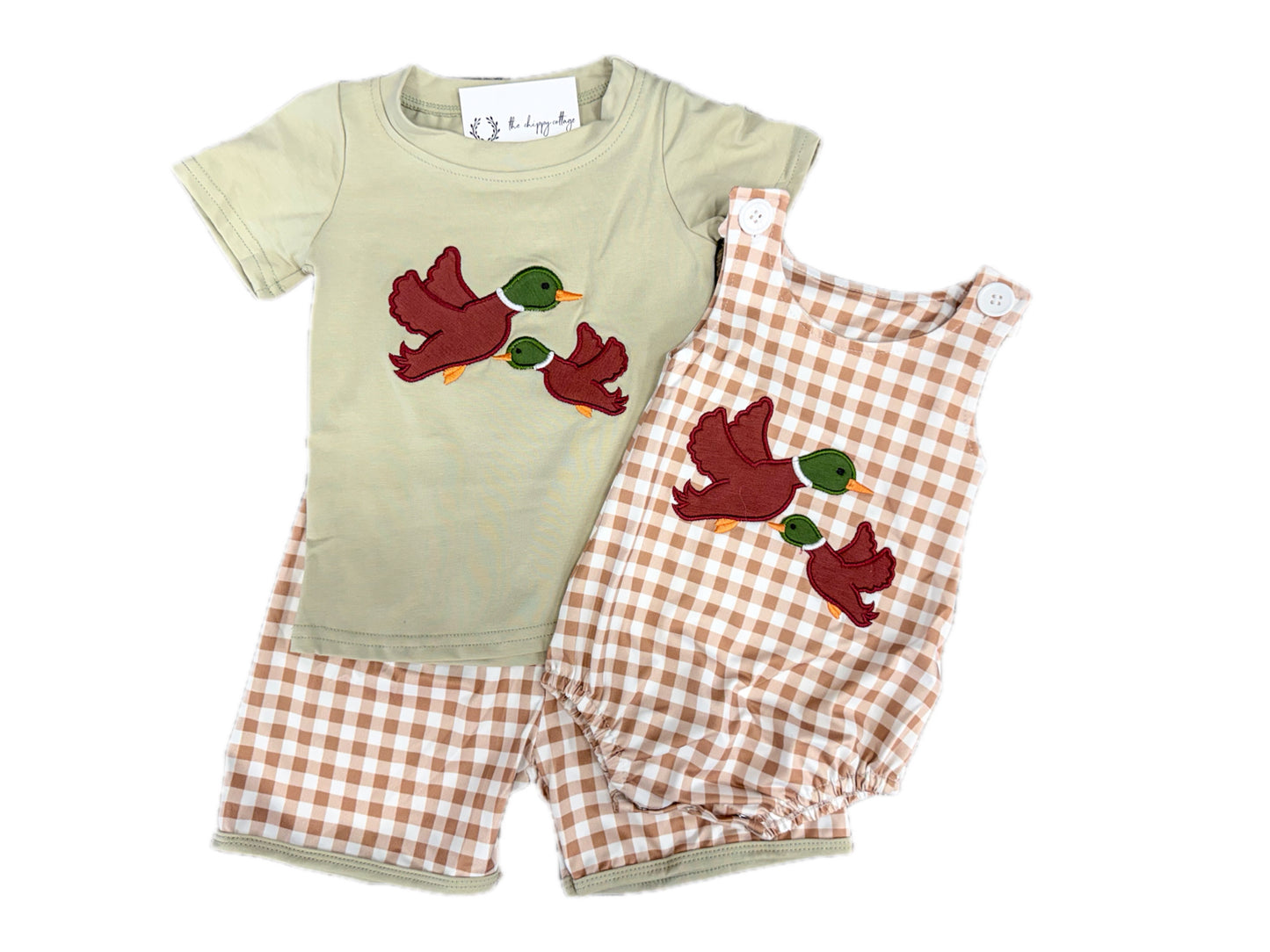 Gingham Mallard Short Set