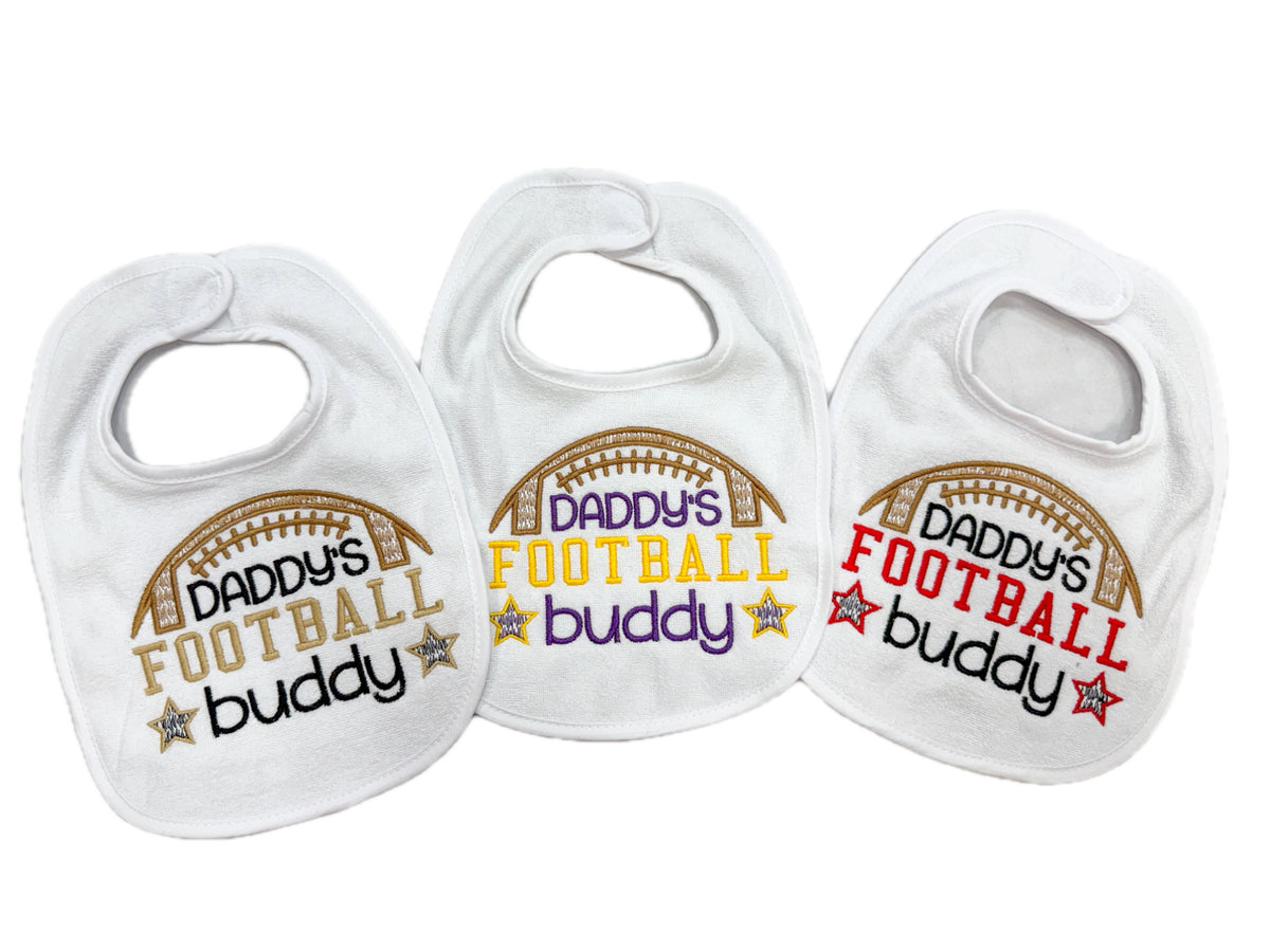 Daddy’s Football Buddy Bib
