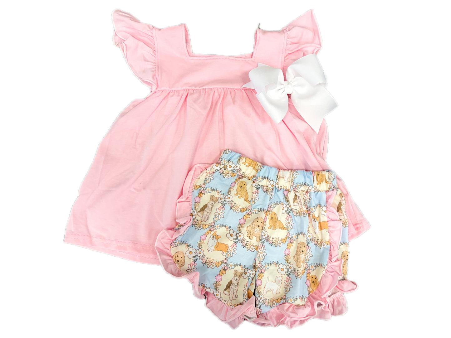 Pretty Puppy Short Set