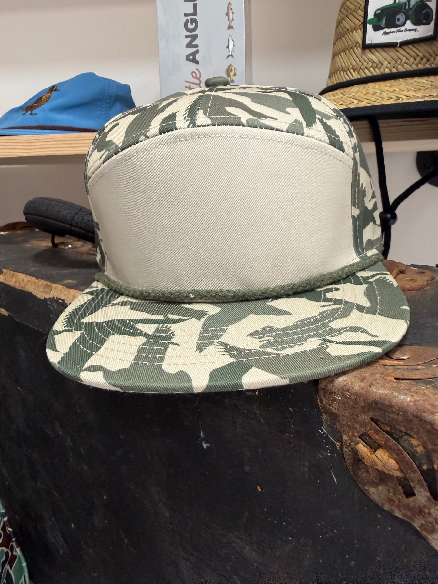 Kids 7 Panel Duck Camo Snapback Hat
