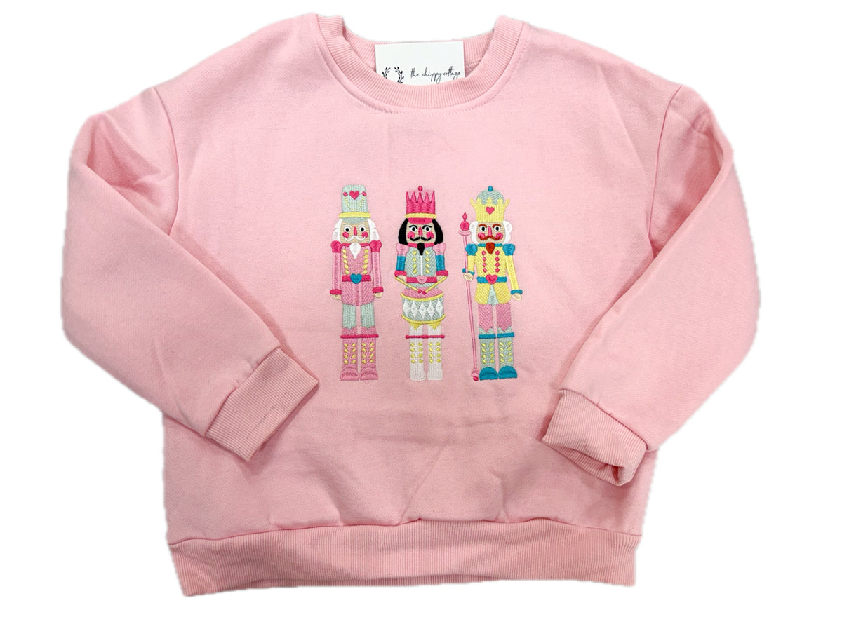Embroidered Nutcracker Pullover
