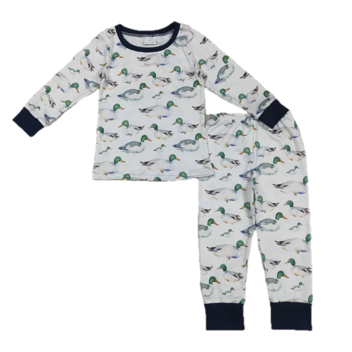MALLARD DUCKS NAVY BOYS PAJAMAS SET