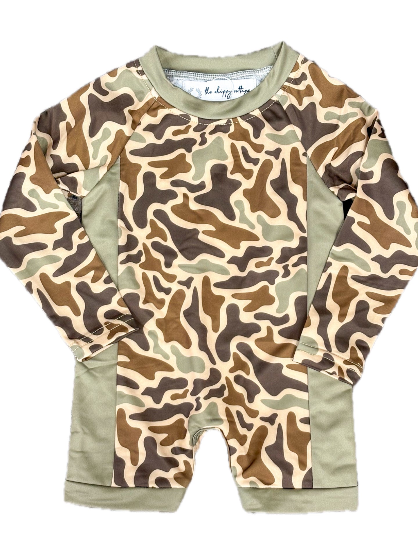 Old School Camo Rashguard Swim