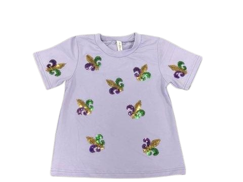 Sequin Fleur De Lis