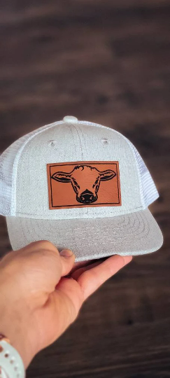 Cow patch snapback