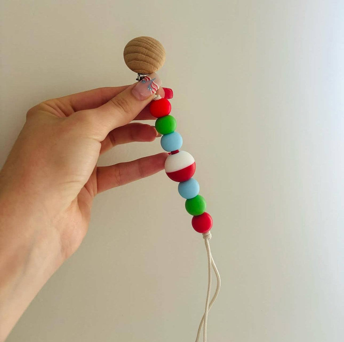 Blue Bopper Paci Teething Clip