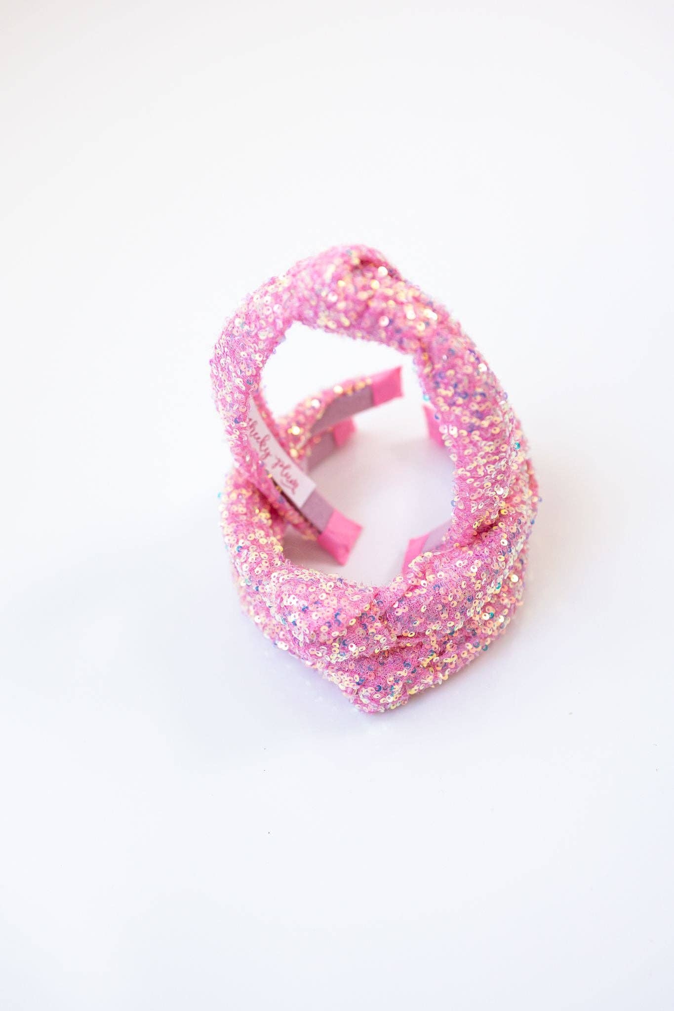 Sequin Headband - Pop of Pink