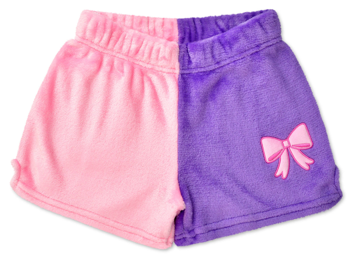 PRETTY BOWS COLOR BLOCK SHORTS
