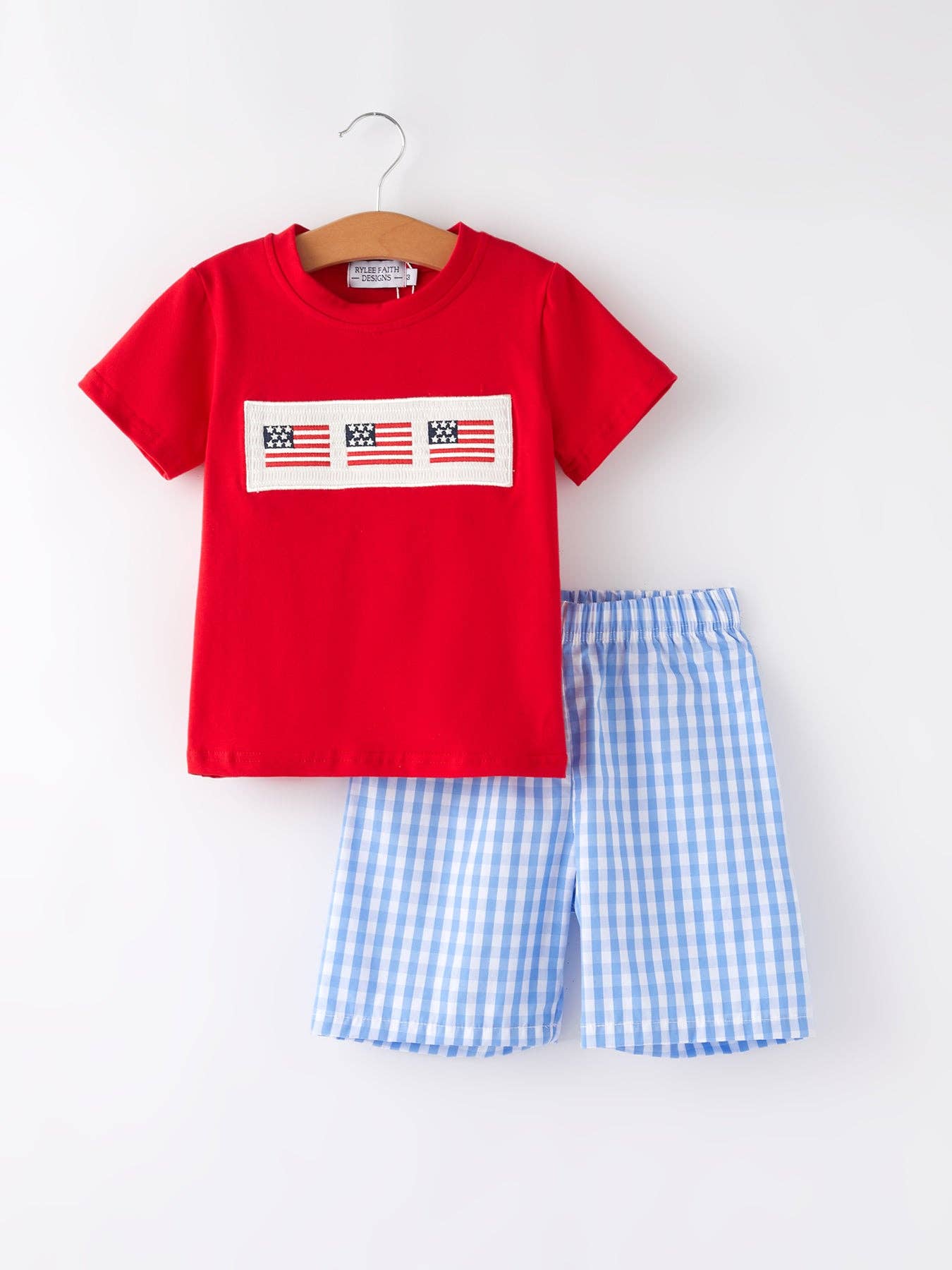 Gingham 4TH Short Set
