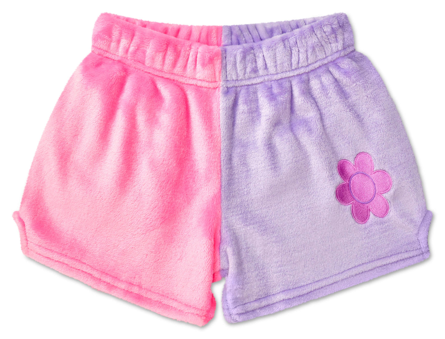 GROOVY FLORAL COLOR BLOCK SHORTS