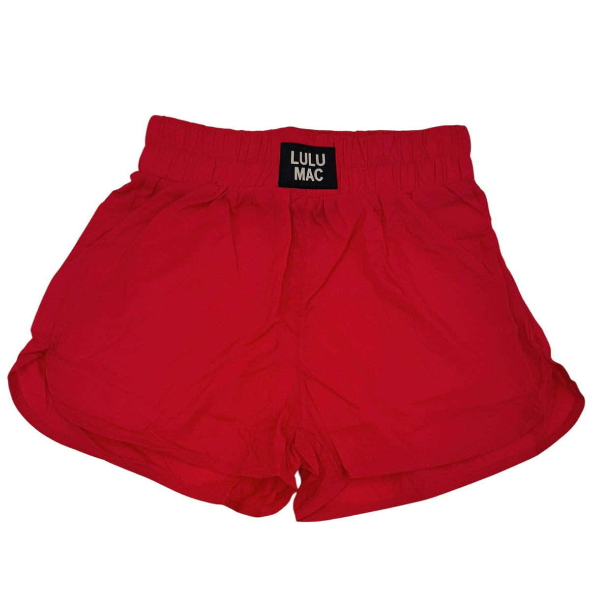 RED LULU MAC KIDS SHORTS