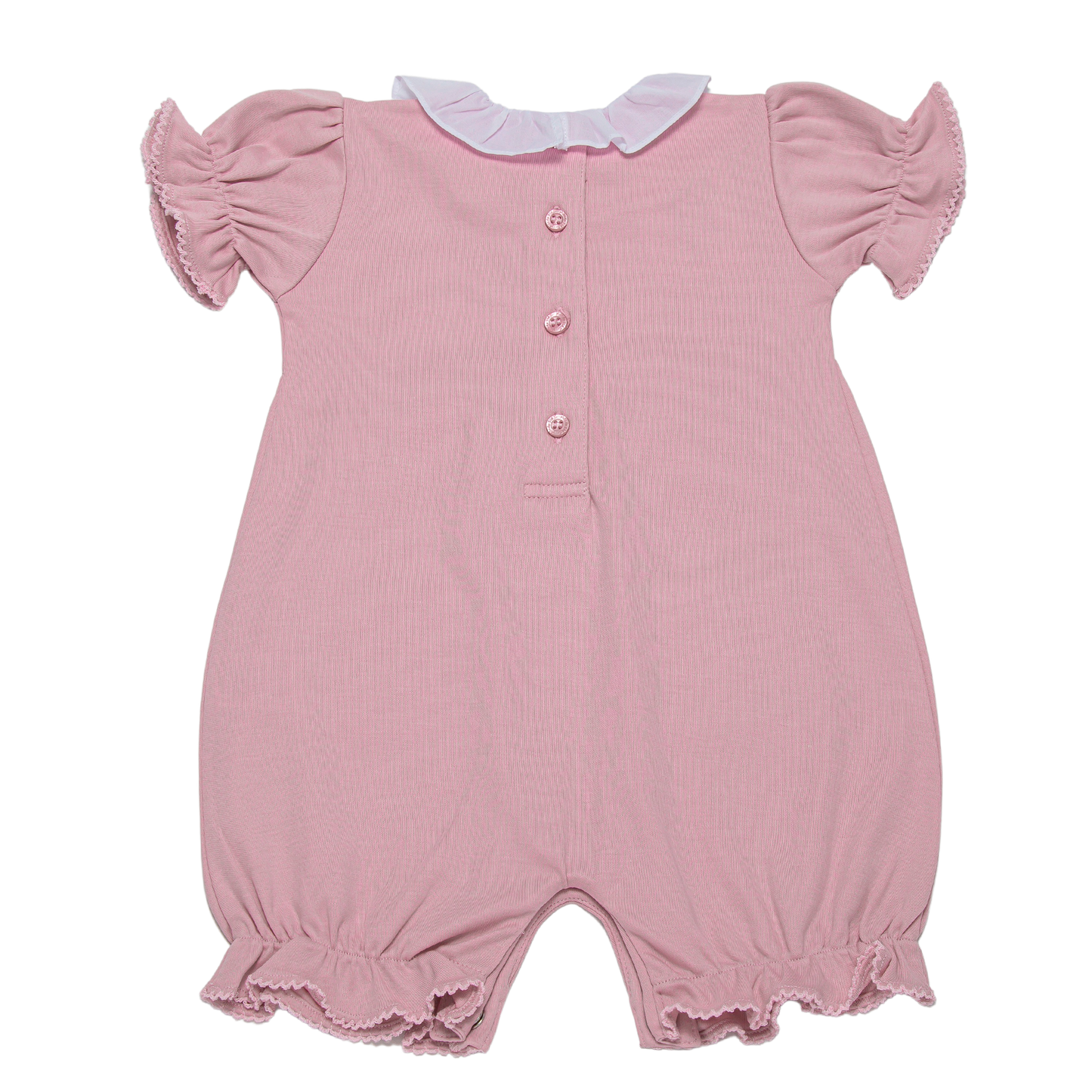 Baby Pink Heart Pima Romper