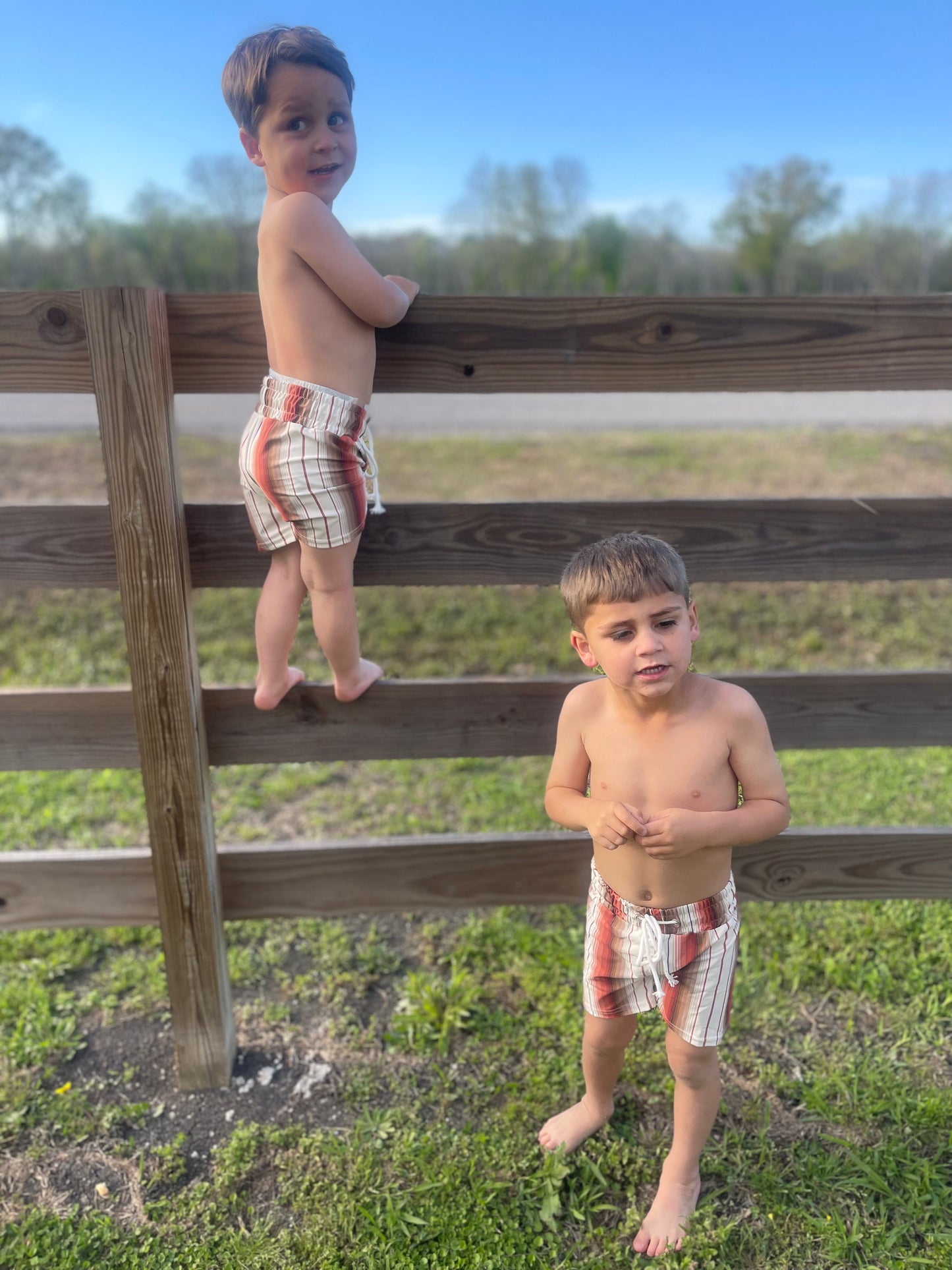 Boy Swim Serape