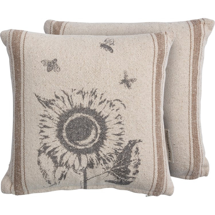 Sunflower pillow