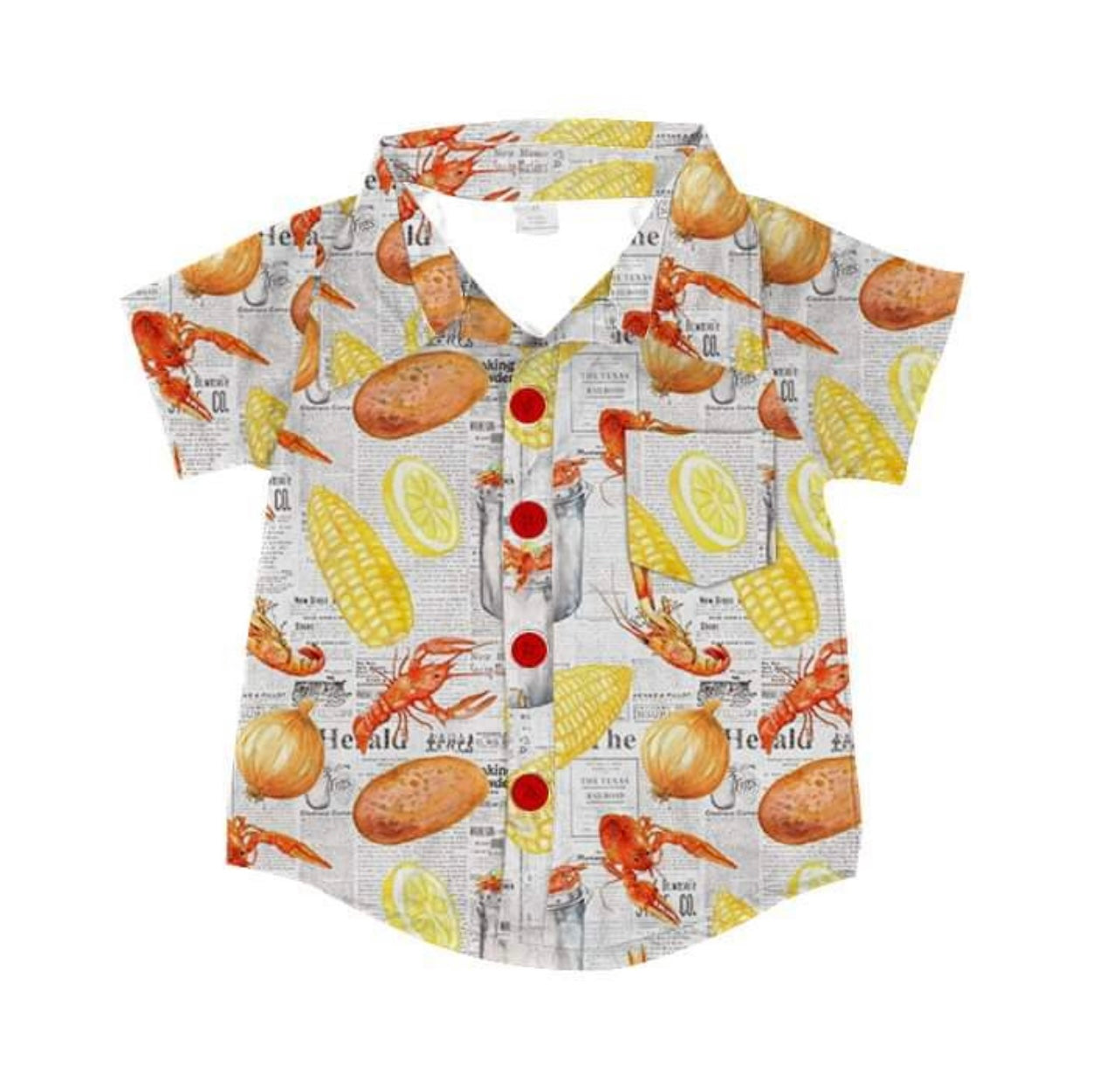 Men Crawfish Shirt