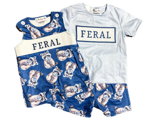 Feral Smocked Short Set