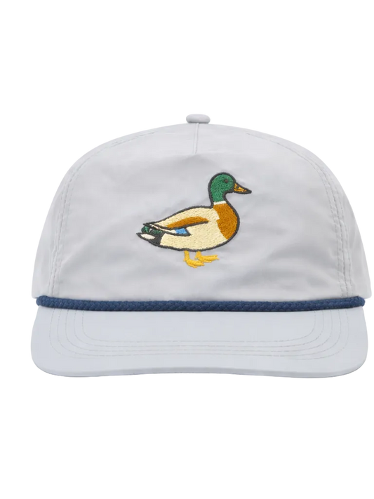 Mallard Duck Rope Cap, Stone Grey