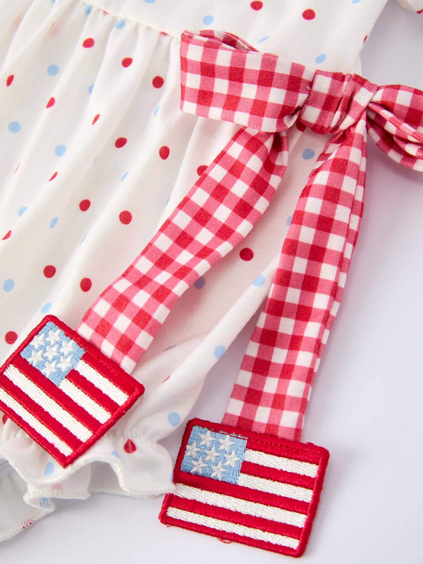 4th of July Polka Dot Bubble