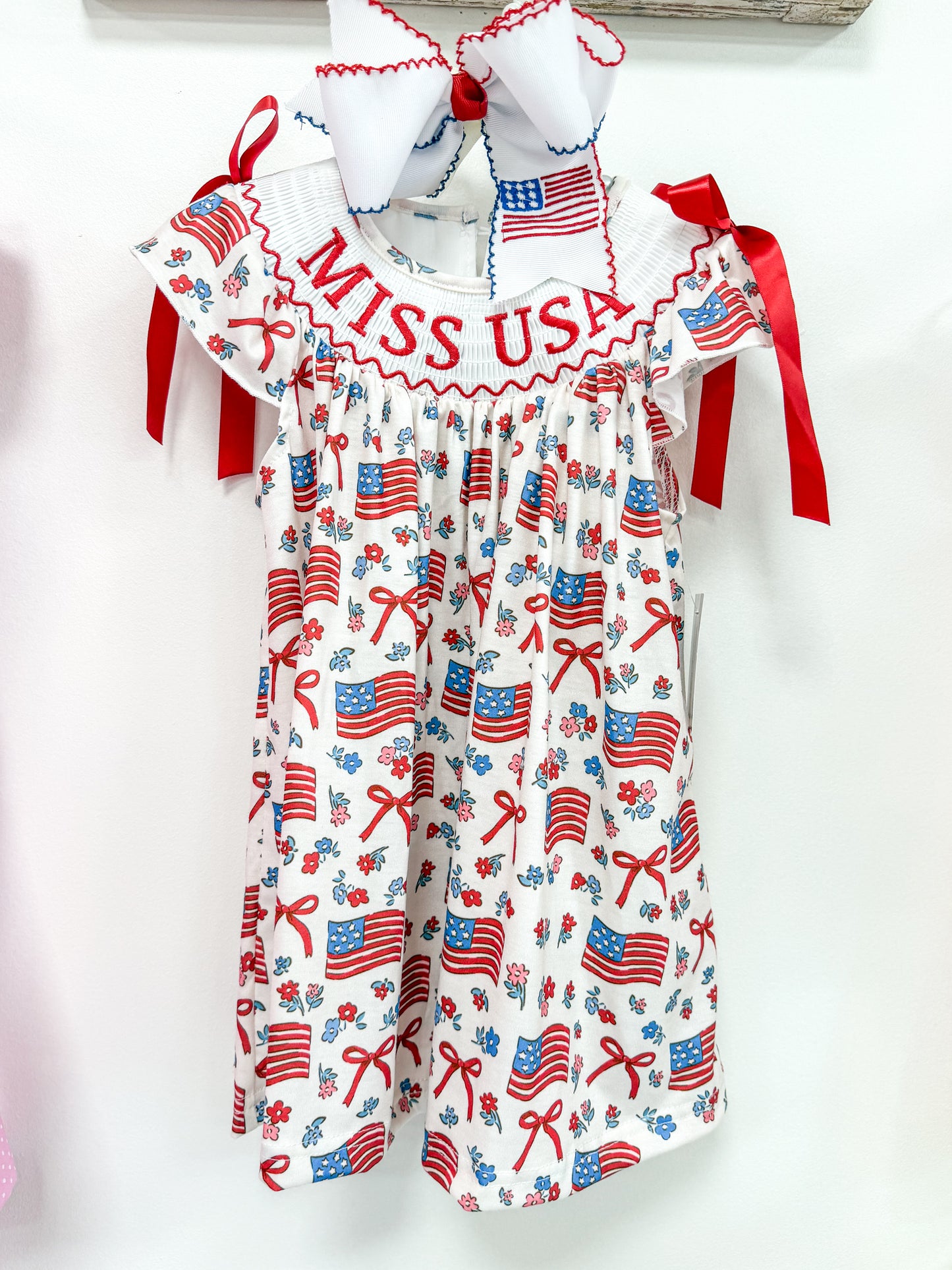 Miss USA Smocked Dress