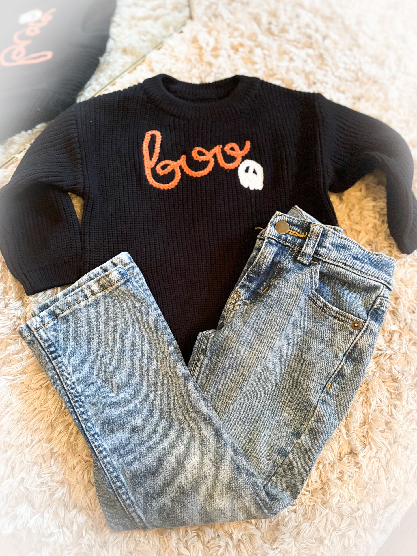 Black Boo Sweater