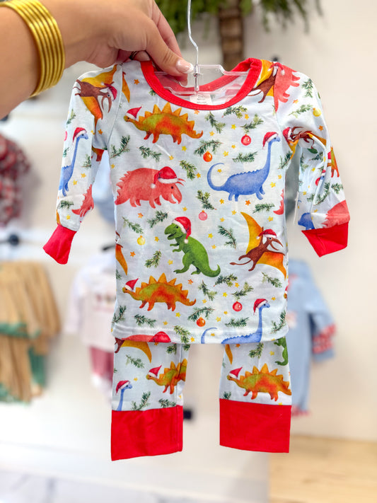 Dino Christmas Pjs