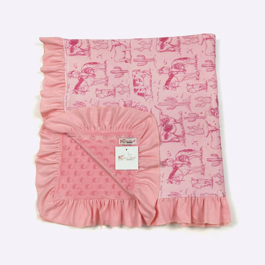 Pink Western Blanket