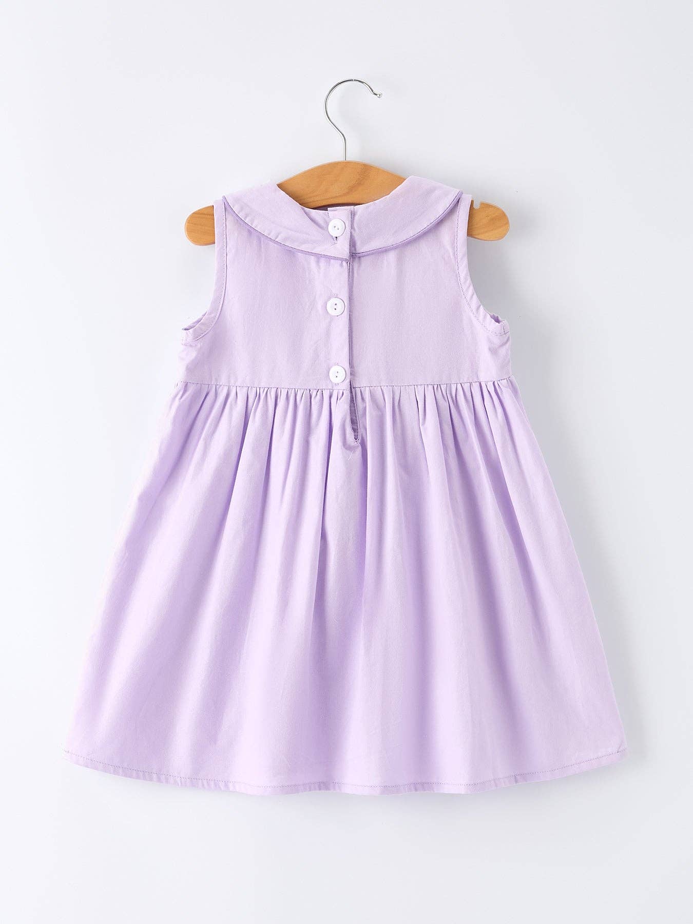Collared Purple Floral Dress