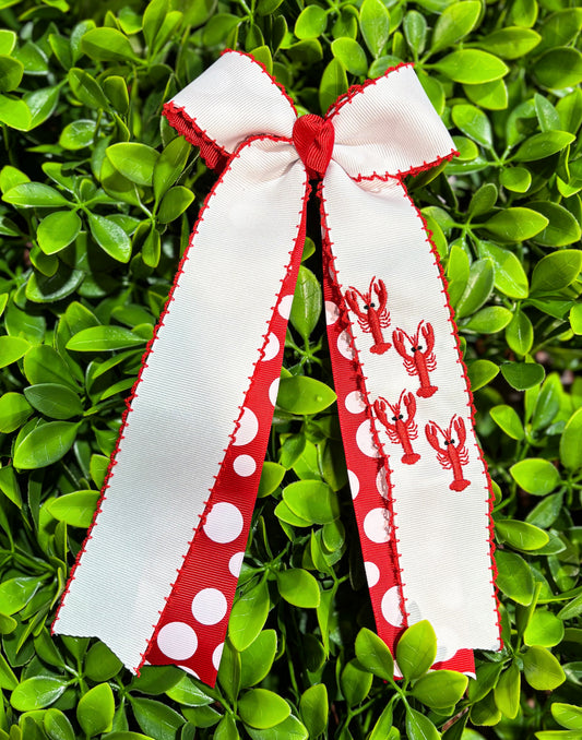 4in Embroidered Crawfish Long Tail