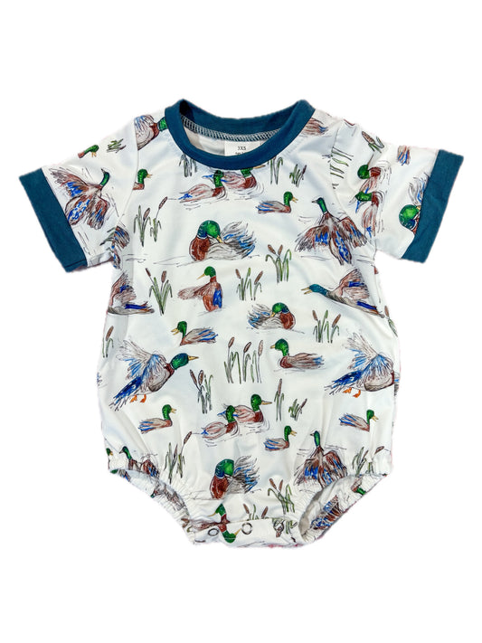 Teal Mallard Bubble