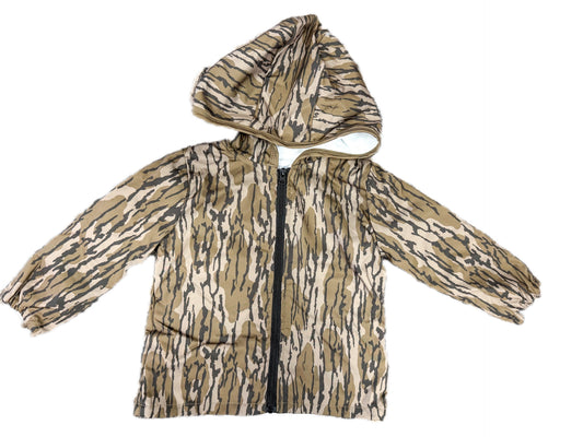 Messy Camo Rain Coat