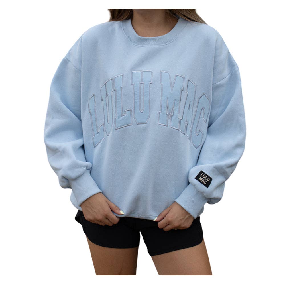 LIGHT BLUE LULU MAC PULLOVER