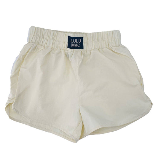WHITE KIDS SOLID SHORT