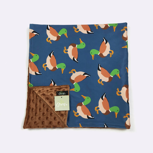 Navy Mallard Blanket