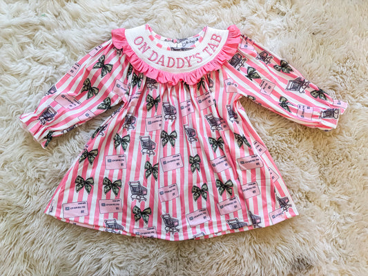 On Daddy’s Tab Long Sleeve Dress