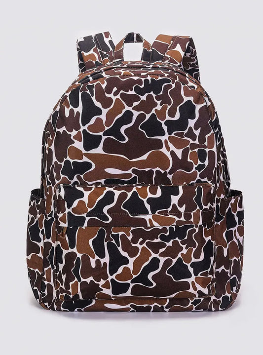 Dark Brown Throwback Backpack