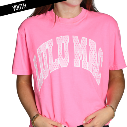 Pink Polka Dot Lulu Mac Tee