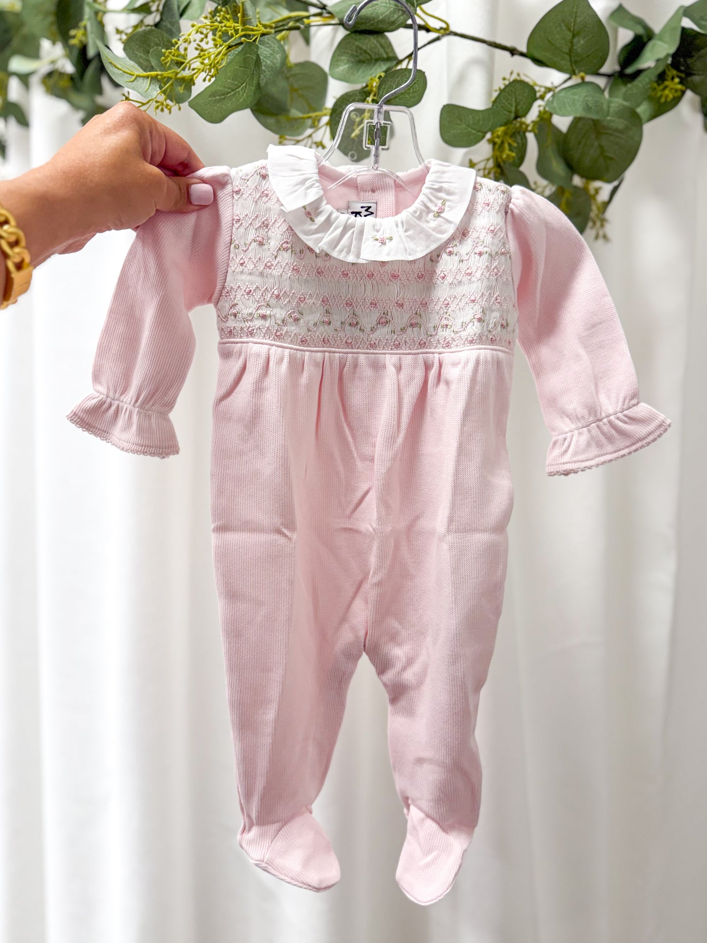 Avery Smocked Floral Fottie