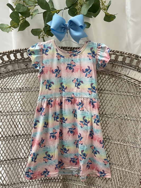 Stitch Ruffle Dress