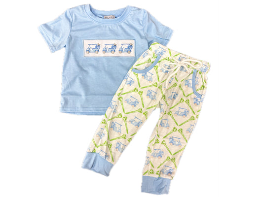 Blue Golf Jogger Set