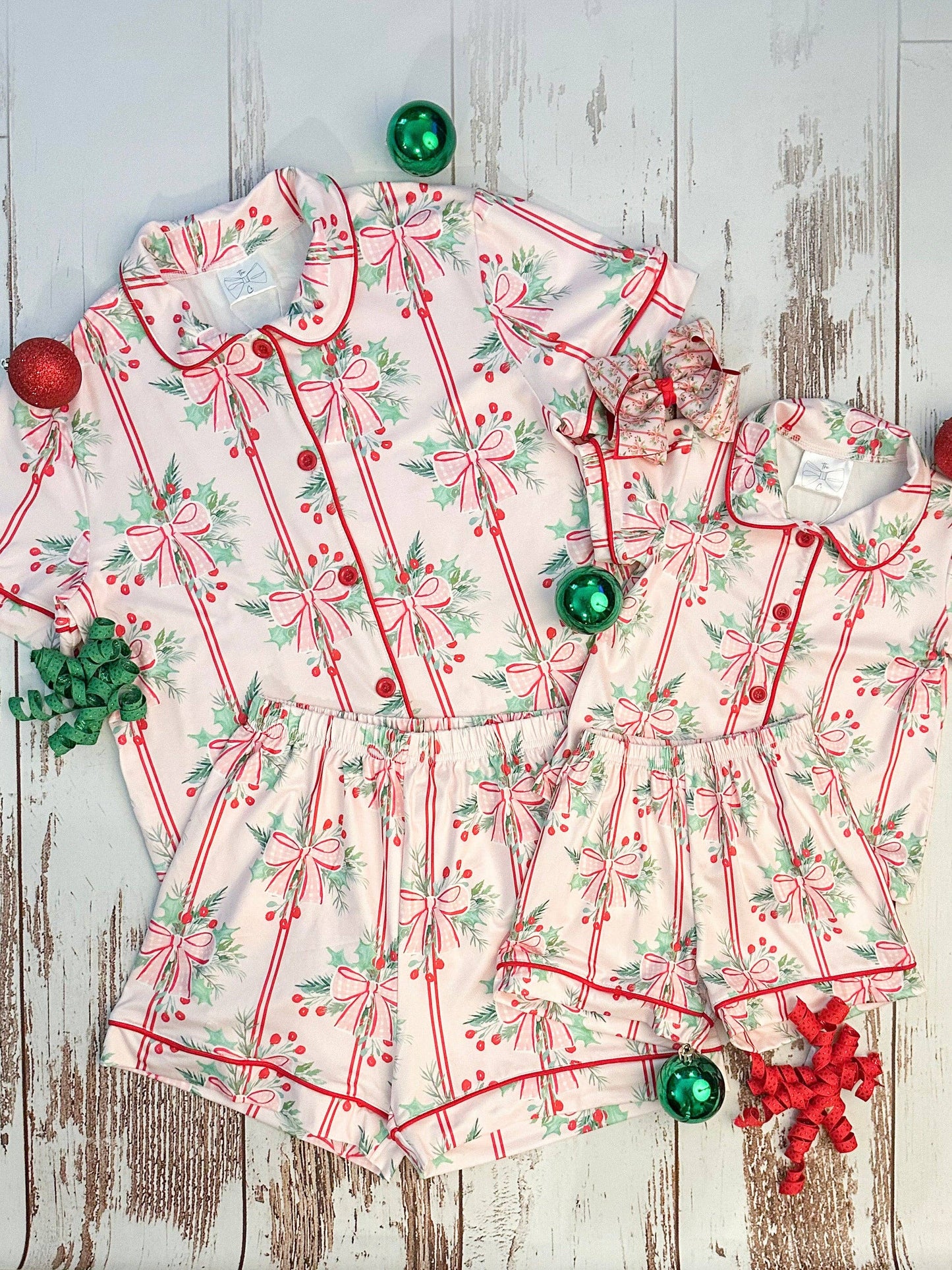 Holly Bows Pjs