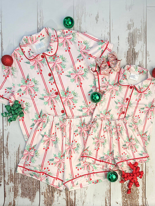 Holly Bows Pjs