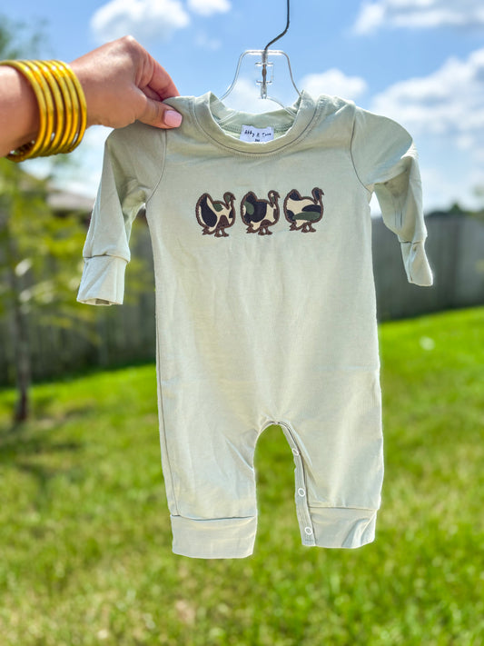 Camo Turkey Romper