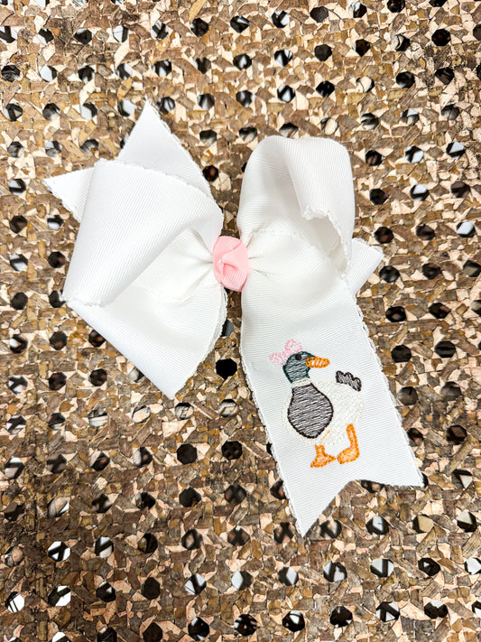 Girly Mallard Bow