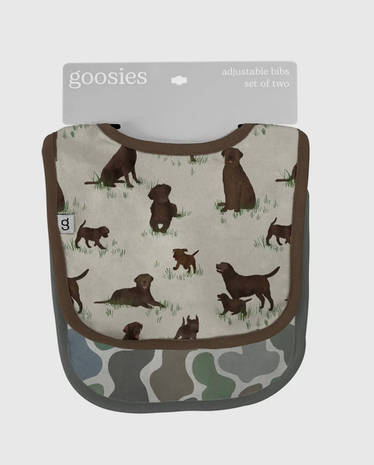 Retriever Camo Bamboo Bib Set