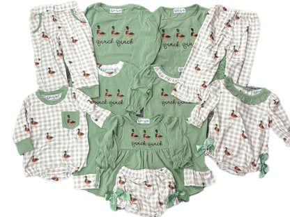 Quack Checkered Pant Set